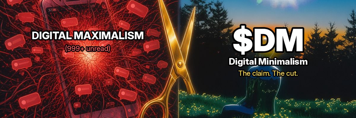 Digital maximalism cut into digital minimalism